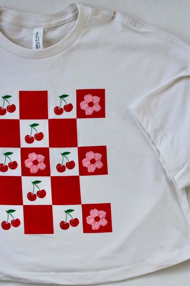 Overseasoned Cherry Picnic Crop Tee #1