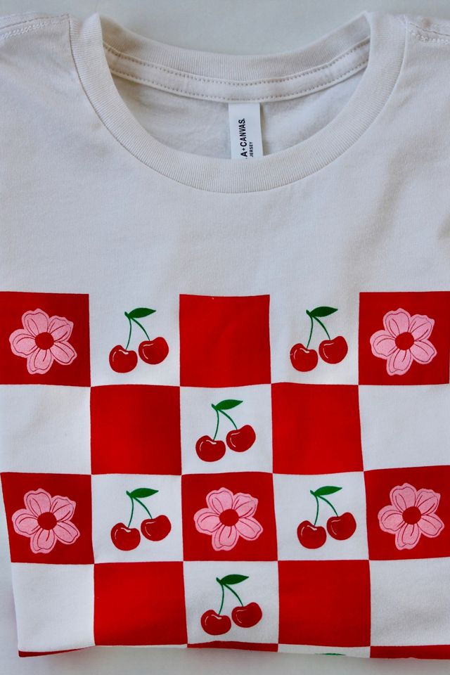 Overseasoned Cherry Picnic Crop Tee #2