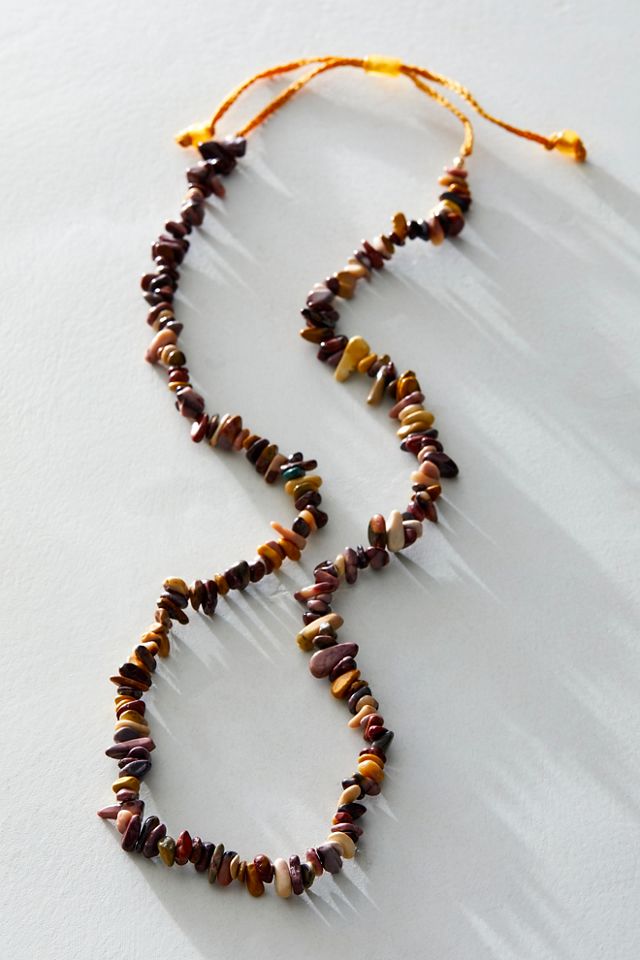 Single Strand Beaded Necklace - unique Mother's Day gifts