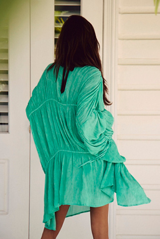 Женский топ Free People Juliet Sheer Tie-Front Duster Top, цвет: Assort — фото 4