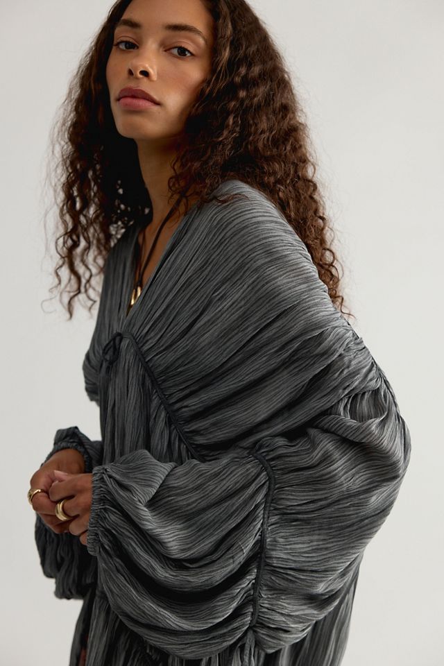 Juliet Sheer Tie-Front Duster Top #1