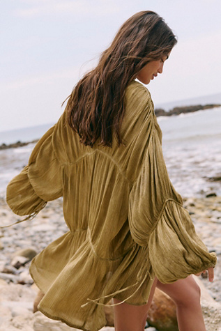 Juliet Sheer Tie-Front Duster Top