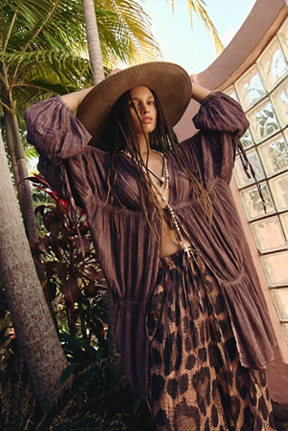 Juliet Kimono at Free People in Coco