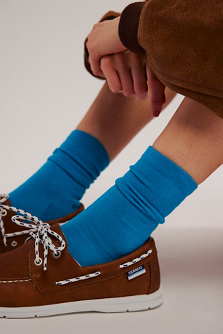 Socksss Original Classic Tube Socks at Free People in Mega Blue