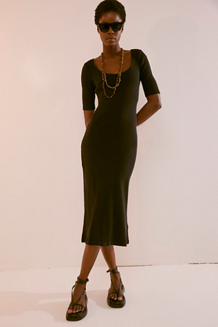 Avery Midi by free-est at Free People in Black, Size: Medium