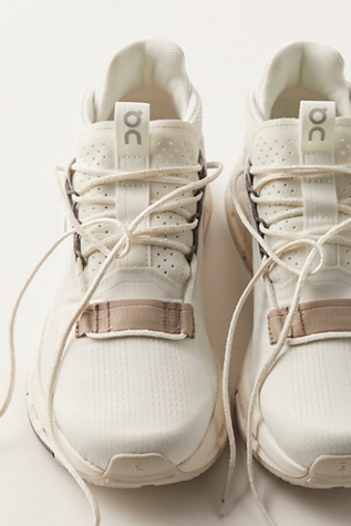 On Cloudnova 2 Sneakers At Free People In Ice/Sand, Size: US 10