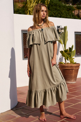 Lynne Midi by free-est at Free People in Laurel Oak, Size: Small