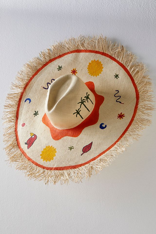 Pajara Pinta Handpainted Hat #1