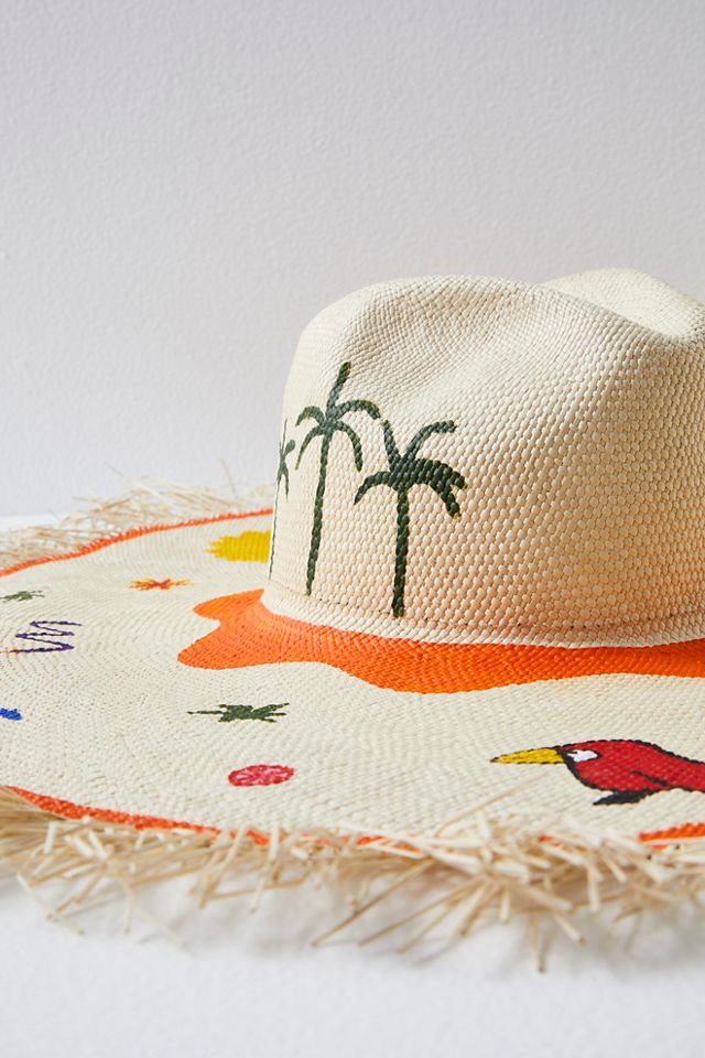 Pajara Pinta Handpainted Hat #3