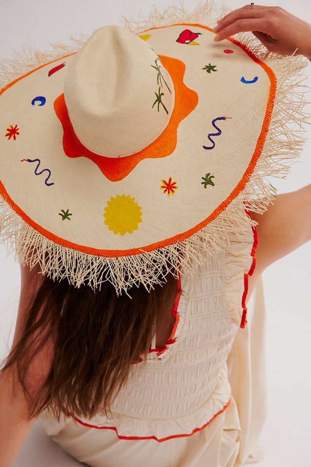 Pajara Pinta Handpainted Hat #4