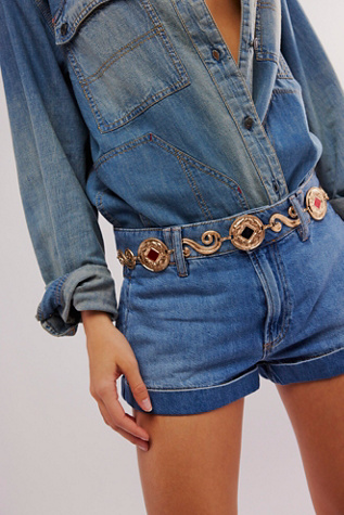 Tainted Love Chain Belt at Free People in Gold Rush