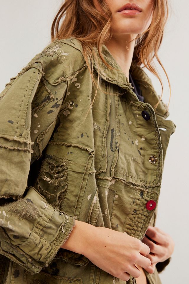 Veste Free People – Taille S, Verte, Neuve Avec étiquettes
