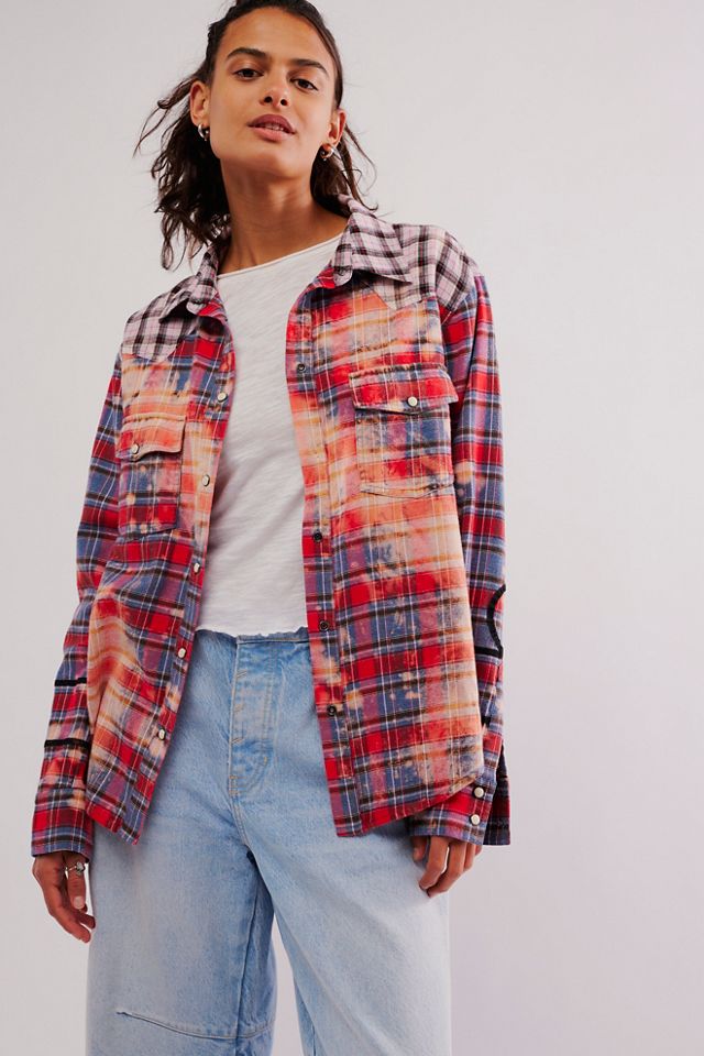OneTeaspoon Distressed Flannel Western Shirt #2