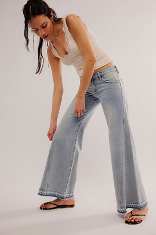 OneTeaspoon Johnnies Low-Waist Wide-Leg Jeans