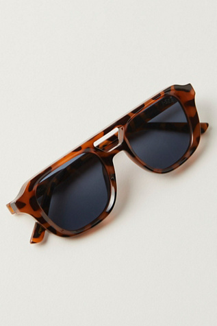 Ruby Polarized Sunnies at Free People in Tort/Navy