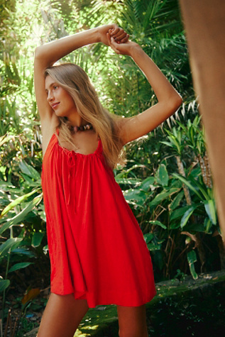 Free people sales red flower dress