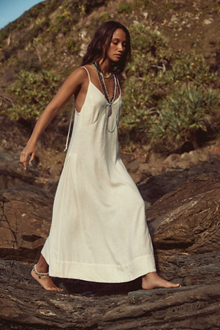 White Linen Dresses Free People