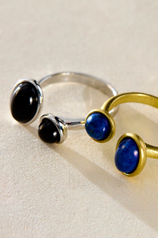 Simply There Ring by Free People in Green, Size: US 8