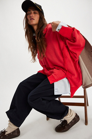 We The Free Camden Henley Sweatshirt | Free People