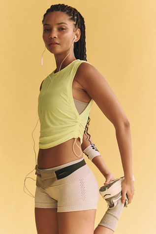 Tempo Sport Mode Muscle Tee by FP Movement at Free People, Sour Citrus, M