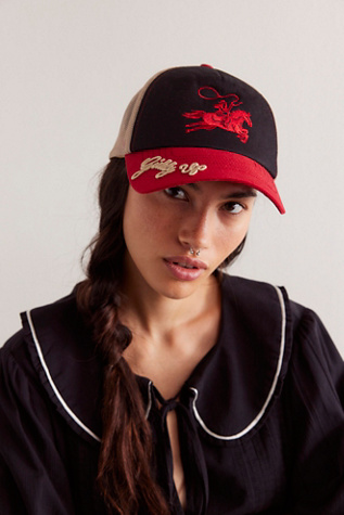Giddy Up Trucker Hat by Understated Leather at Free People in Black