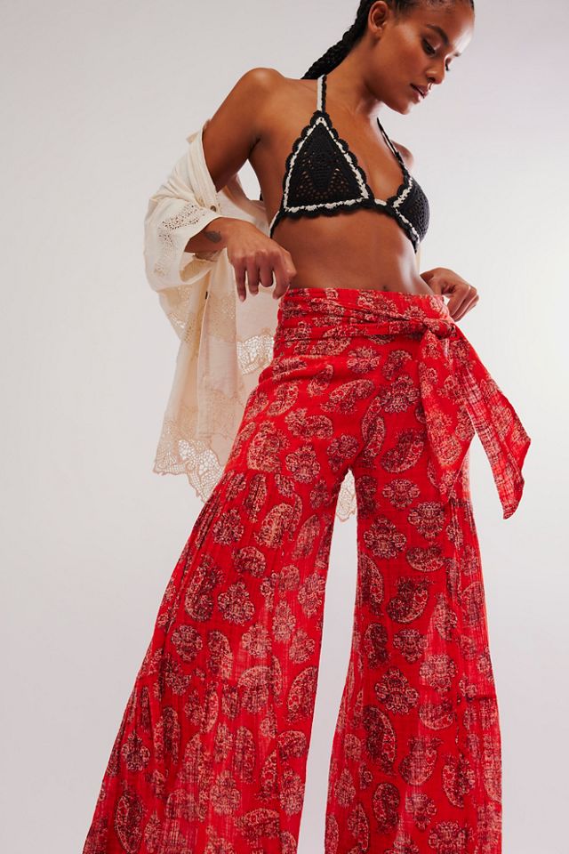 FP One Good Day Printed Wide-Leg Trousers