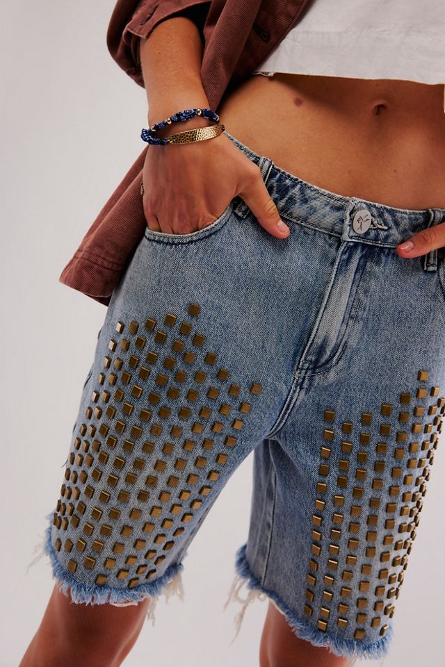 OneTeaspoon Studded Gladiator Jackson Shorts #2