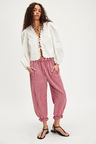 Preppy Gingham Pants product page