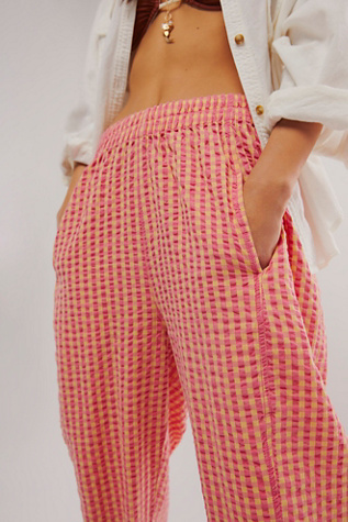 Preppy Gingham Pants