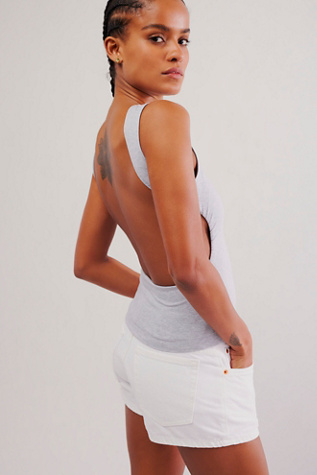 Wear It Out Backless Cami by Intimately at Free People in Heather Grey, Size: Small