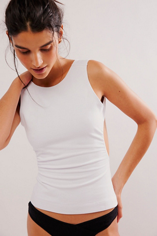 Wear It Out Backless Cami by Intimately at Free People in White, Size: Large