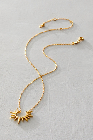 Satya Jewelry Starburst Necklace at Free People in Gold