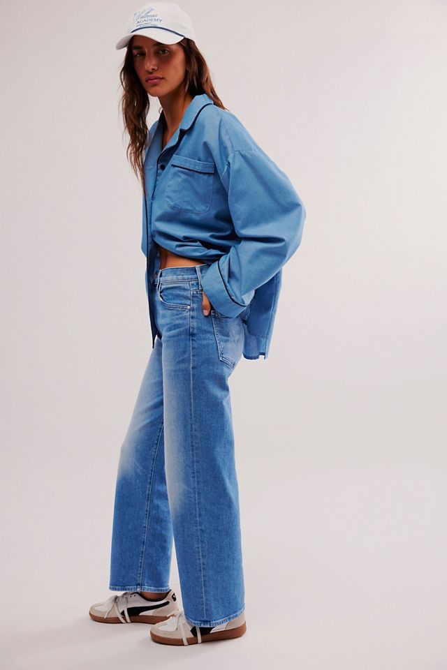 MOTHER The Dodger Flood Jeans | Free People UK