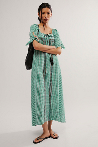 Cass Midi Dress at Free People in Green, Size: Small