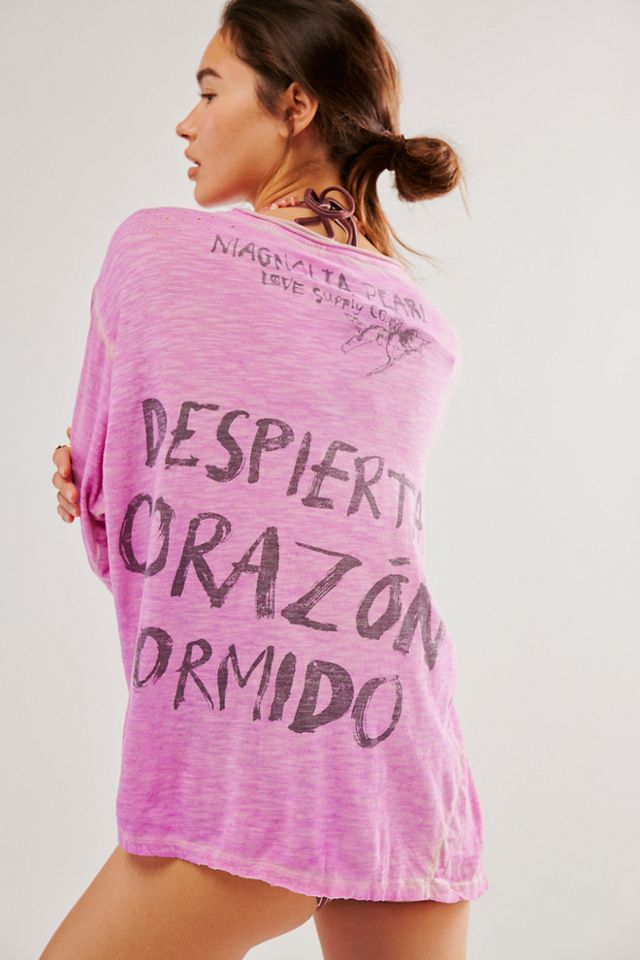 Magnolia Pearl Corazón Heart Long-Sleeve Tee #1
