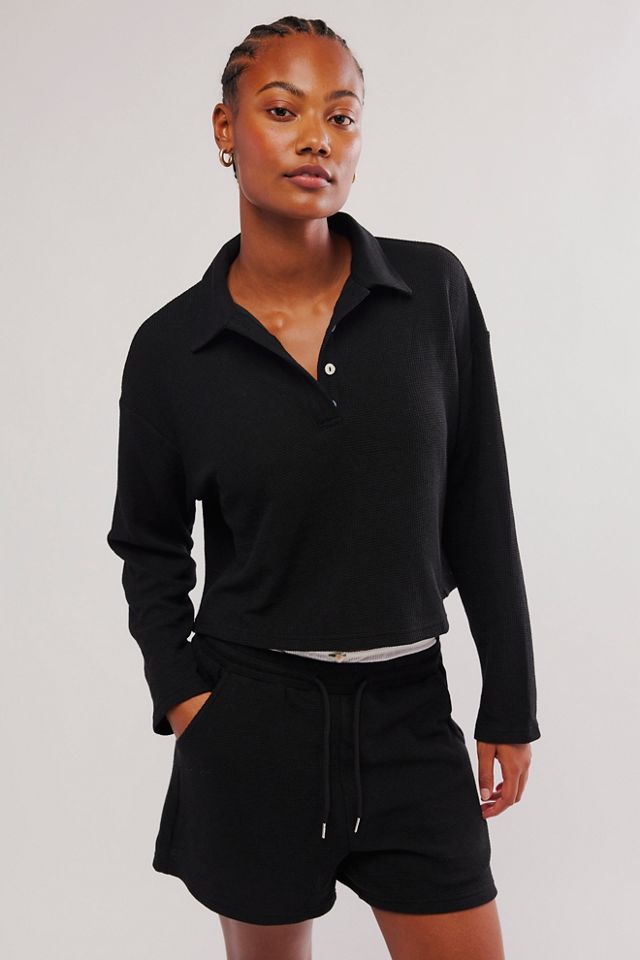 Waverles Recycled Waffle Shorts Co-Ord #3