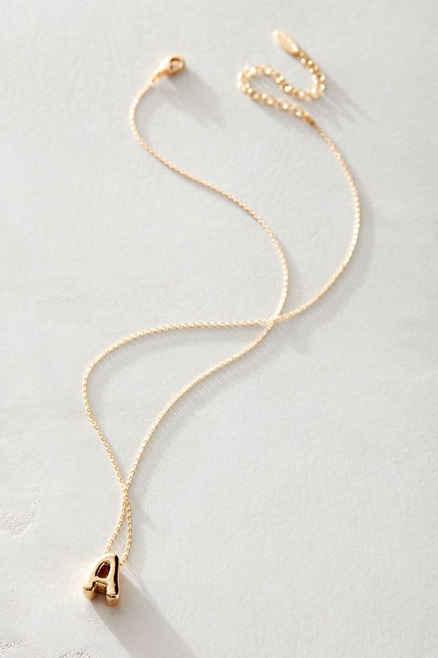 Bubble Monogram Necklace #1