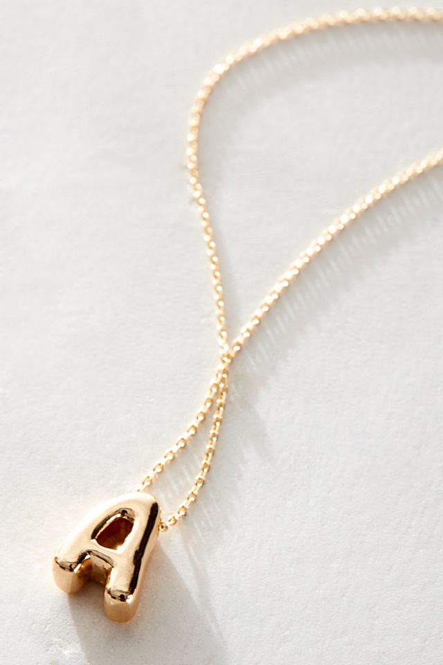 Bubble Monogram Necklace #2