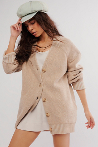 Cardinal Cardigan at Free People in Ivory, Size: XS