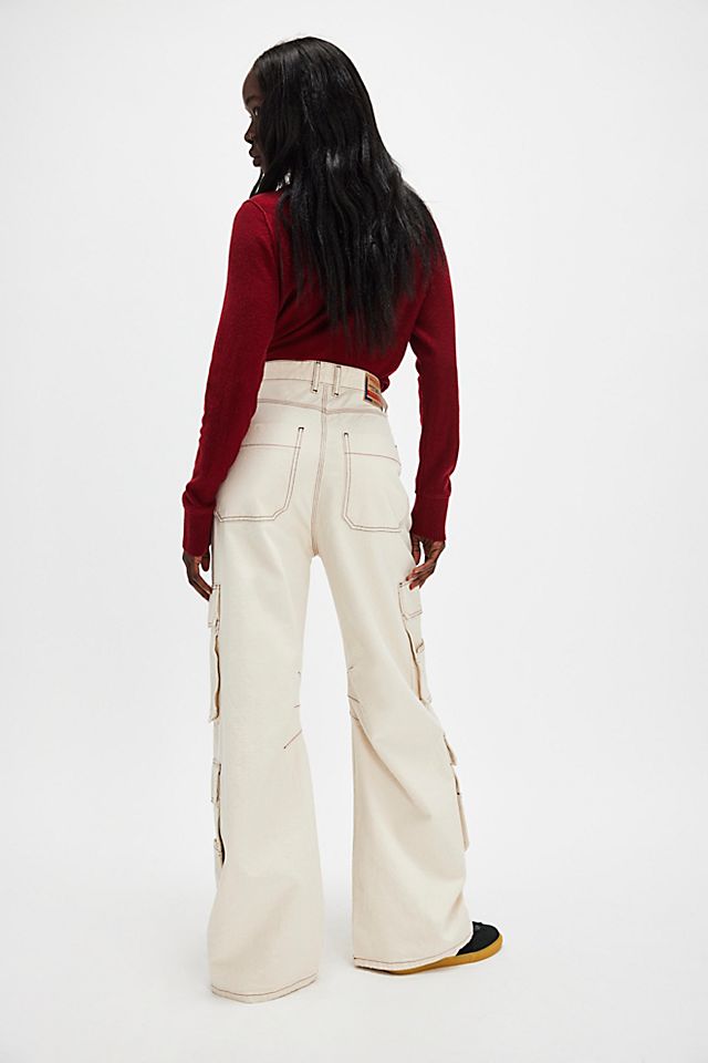 Diesel D-Sire-Cargo-D Jeans | Free People Diesel D-Sire-Cargo-D Jeans | Free People