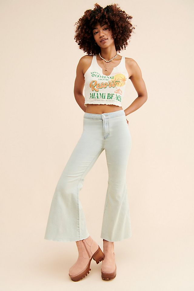 Youthquake Crop Flare Jeans
