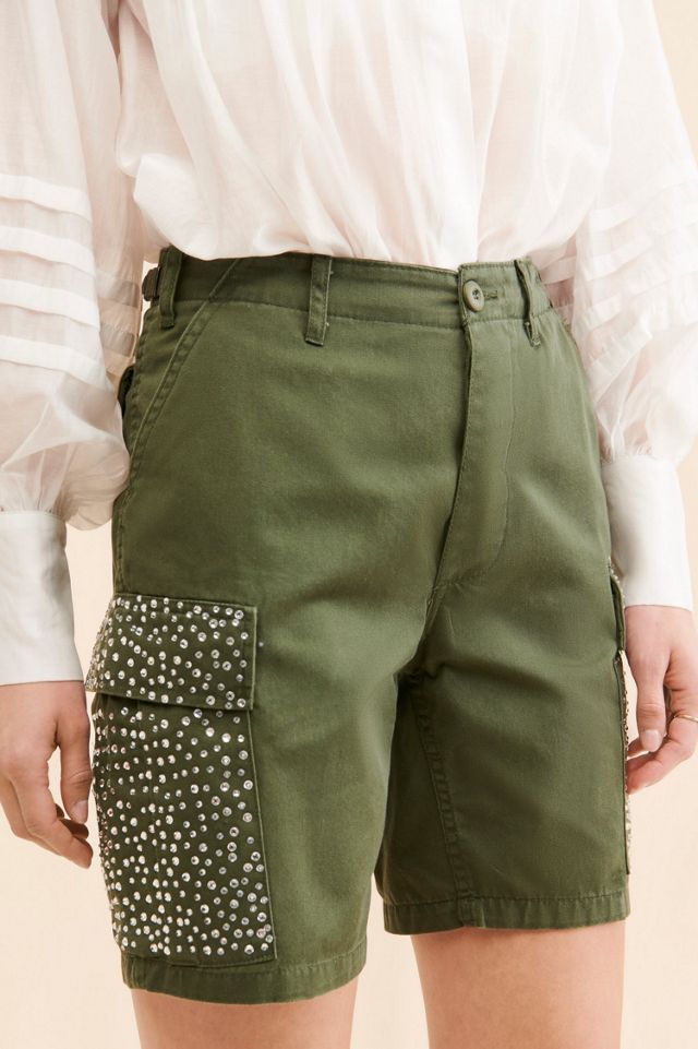 【SCENERITY】Romi 3D Cargo Bermuda Pants Jaran Bermuda in Mist Pigment