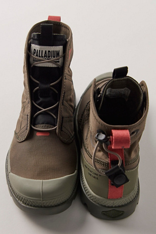 Palladium Pampa Travel Lite Boots at Free People in Green, Size: US 6 M