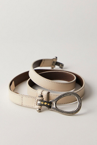 Casanova Leather Belt at Free People in Mineral, Size: S/M