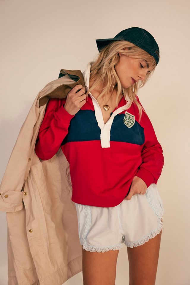 Rs7 Rugby Patchwork Long-Sleeve Tee #1