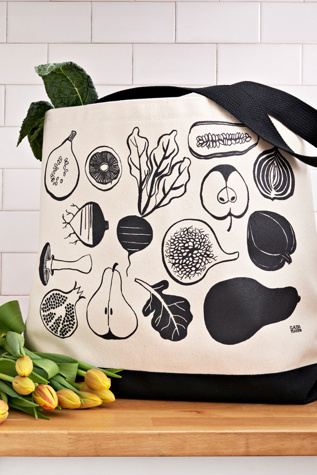 Женская сумка Claudia Pearson Fruit Market Tote, цвет: Белый — фото 2