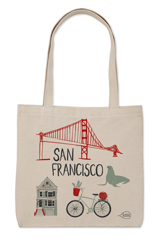 Claudia Pearson San Francisco Everyday Tote Bag at Free People in White