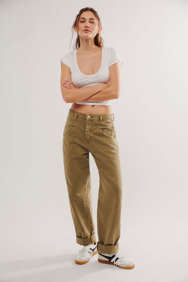 FRAME '90s Utility Loose Jeans | Free People UK
