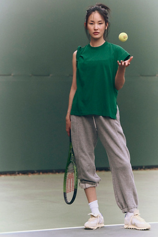 Throw + Go Tee Solid by FP Movement at Free People in Green, Size: S