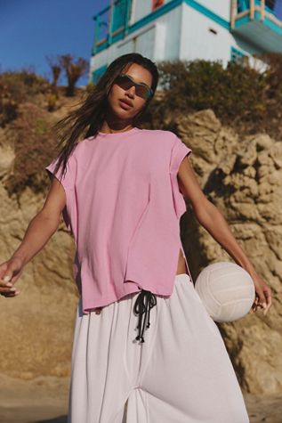 Poppy Dreams Cut Off Tee | Free People